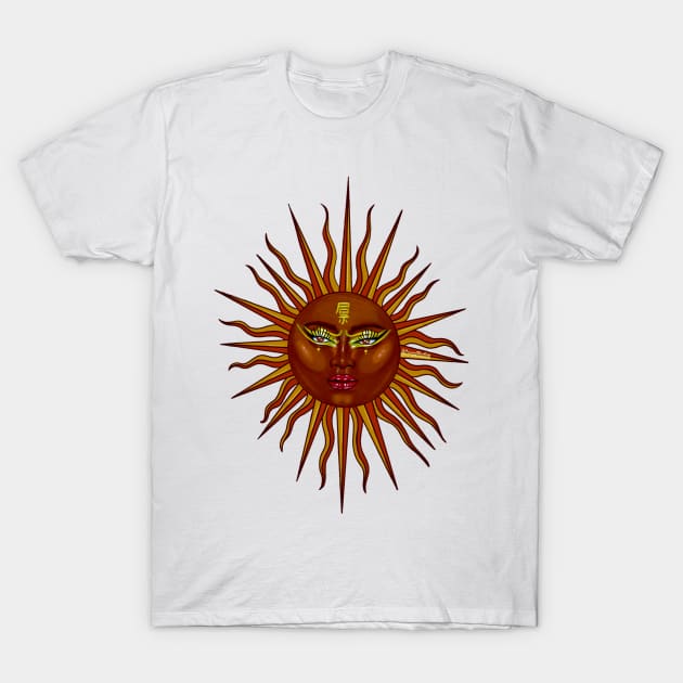 La Sol The Sun Lotería T-Shirt by Zenpaistudios